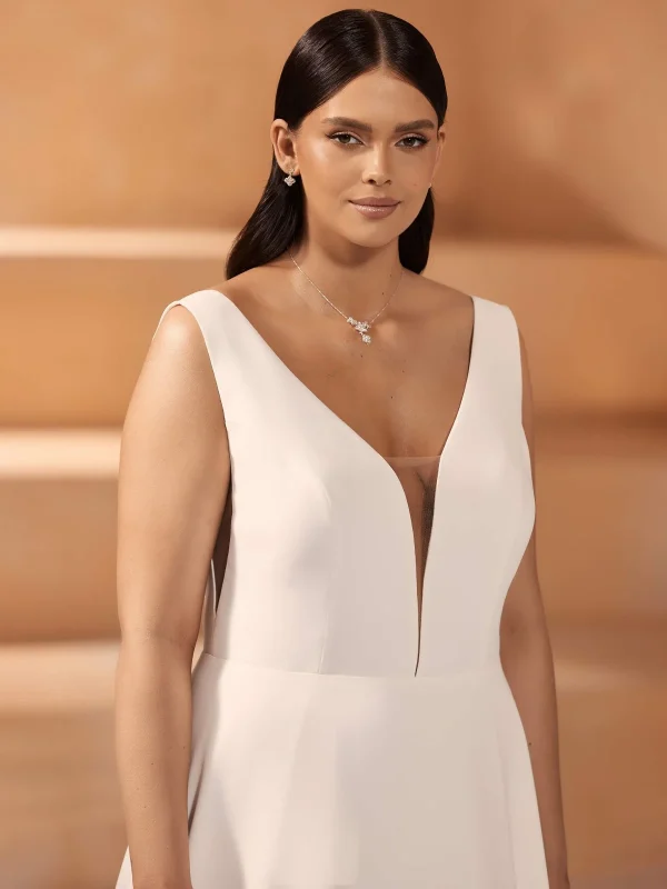 Atenea | vestido de novia | stock y a pedido | exclusivo plus size